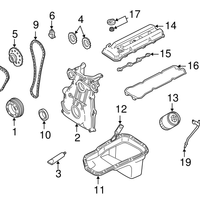 New Genuine Nissan Chain-Camshaft 13028ZD00A / 13028-ZD00A OEM
