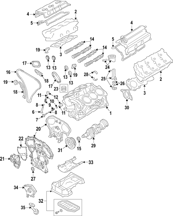New Genuine Nissan / Infiniti Guide-Chain,Tension Side 13085EY00A OEM