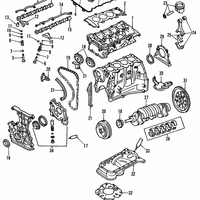 New Genuine Nissan Engine Valve Spring Collet (1987-2004) OE 13210D4200