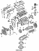 New Genuine Nissan Engine Valve Spring Collet (1987-2004) OE 13210D4200