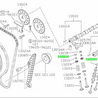 New Genuine Nissan Shim Valve (1991-2002) OE 1322953J08