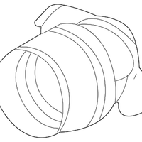 New Genuine BMW Rubber Boot (2001-2003) OE 13547505838