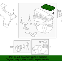 New Genuine BMW Air Filter Element (2016-2018) OE 13718626739