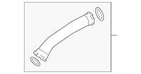New Genuine BMW Charge Air Induction Tract (2012-2016) OE 13718672108