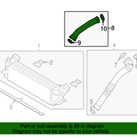 New Genuine BMW Charge Air Induction Tract (2012-2016) OE 13718672108