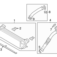New Genuine BMW Charge Air Induction Tract (2012-2016) OE 13718672108