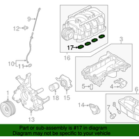 Genuine Infiniti Engine Intake Manifold Gasket to Cylinder Head Seal 40351LA0A