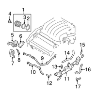 New Genuine Nissan Lower Outlet Water  Hose OE 1405531U00