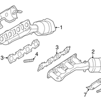 Pack of 10 New Genuine Nissan Stud Exhaust 14064ZX60A / 14064-ZX60A OEM