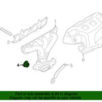 New Genuine Nissan Nut OE 14094JD00C