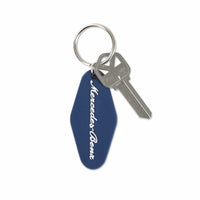New Genuine Mercedes-Benz Key Chain Ring Motel Navy OE 146058800