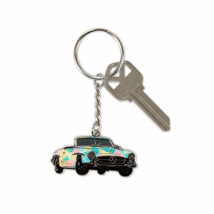 New Genuine Mercedes-Benz Key Chain Ring Tropical Wagon Multi-Color OE 146061600