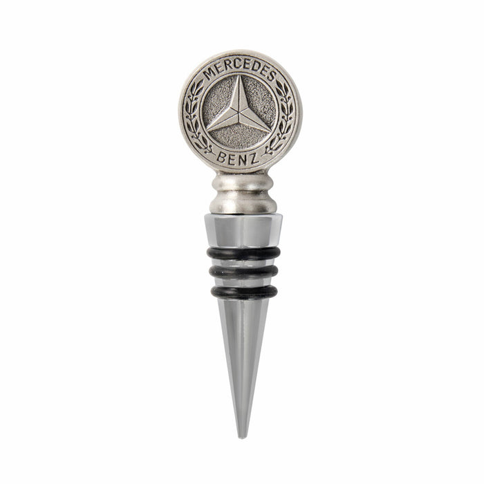 New Genuine Mercedes-Benz Wine Stopper Classic Laurel Silver OE 146503800