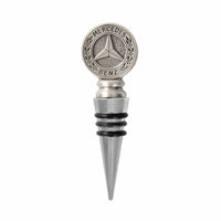 New Genuine Mercedes-Benz Wine Stopper Classic Laurel Silver OE 146503800