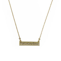 New Genuine Mercedes-Benz Necklace Gold Bar Chain OE 1520695
