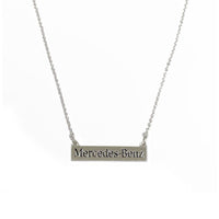Genuine Mercedes-Benz: Bar Necklace Silver - New OE - 1520696