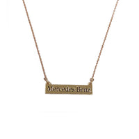 Genuine Mercedes-Benz: Bar Necklace Rose Gold - New OE - 1520697