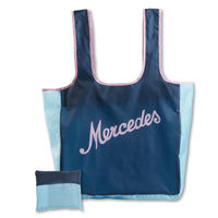 Genuine Mercedes-Benz Color Pop Tuck and Toss Large Tote Bag Blue OE 1523935