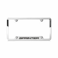 New Genuine Mercedes-Benz Sprinter License Plate Frame Chrome OE 153300300