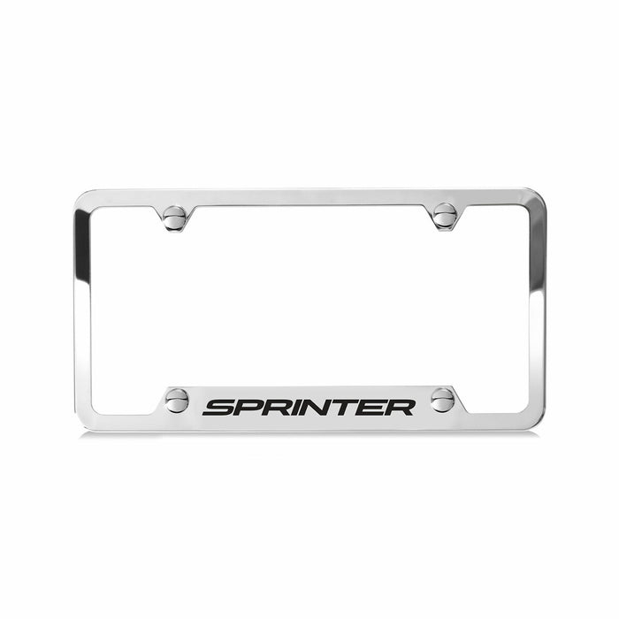 New Genuine Mercedes-Benz Sprinter License Plate Frame Chrome OE 153300300