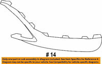 New Genuine Mercedes-Benz Trim Bumper 1568851225 / 156-885-12-25 OEM
