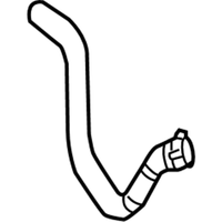 Genuine Mercedes E320 3.2L V6 Heater Hose 2118320294