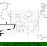 New Genuine BMW Tension Strap (2016-2022) OE 16117354282