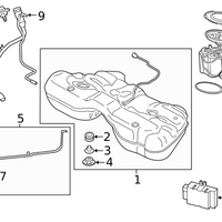 New Genuine BMW Tension Strap (2016-2022) OE 16117354282