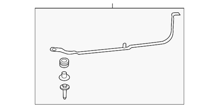 New Genuine BMW Tension Strap (2016-2022) OE 16117354282