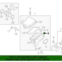Genuine Nissan Mtg Rubber OEM 165575X20A