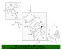 Genuine Nissan Mtg Rubber OEM 165575X20A