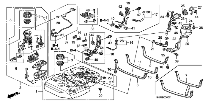 New Genuine Honda Odyssey Fuel Pressure Regulator  (2005-2010) OE 17052SHJA00