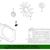 New Genuine BMW Expanding Rivet (1992-2010) OE 17111712963