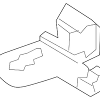 New Genuine BMW Bracket Frame (2007-2016) OE 17117521783