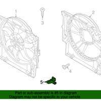 New Genuine BMW Bracket Frame (2007-2016) OE 17117521783