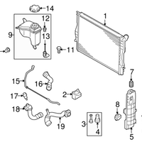 New Genuine BMW Rubber Mounting (2006-2008) OE 17117525267