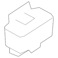 New Genuine BMW Rubber Mounting (2006-2008) OE 17117525267