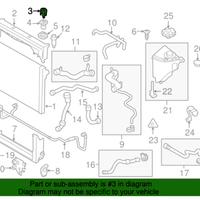 New Genuine BMW Clip (2009-2019) OE 17117595701