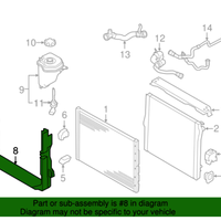New Genuine BMW Module Carrier (2008-2019) OE 17117631474