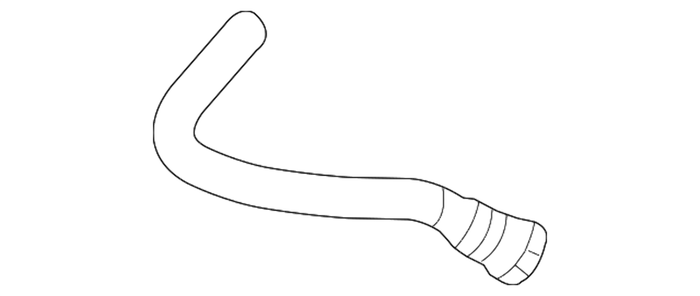 New Genuine BMW Coolant Hose (2010-2014) OE 17127589729