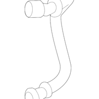 New Genuine BMW Coolant Hose (2014-2016) OE 17127627509
