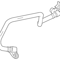 New Genuine BMW Transmission Oil Cooler Line (2012-2016) OE 17227619744