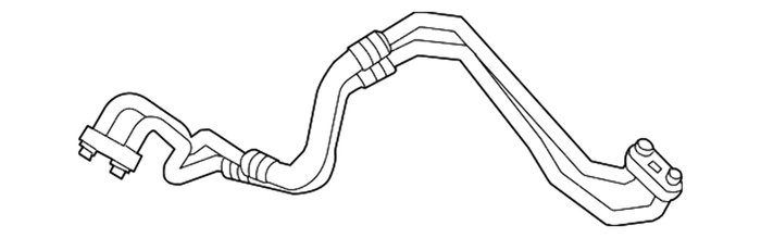 New Genuine BMW Oil Cooling Pipe Inlet (2013-2016) OE 17227626331