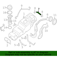 New Genuine Nissan Hose-Filler OE 172281PA0A