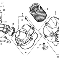 New Genuine Honda Accord Air Flow Clamp (82) OE 17314raaa00