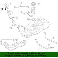 New Genuine Nissan Pin-Fuel Cap Mounting 174291BB0A / 17429-1BB0A OEM