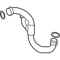 New Genuine Mercedes-Benz Radiator Coolant Hose (2012-2018) OE 2185011282