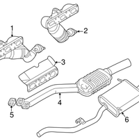 New Genuine BMW Tailpipe Tip Chrome (1999-2002) OE 18120000794