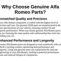 Genuine Alfa Romeo Seal - New OE - Part# 68303727AA