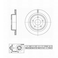 New Genuine Mopar Rotor Brake OE 2AMV9968AC